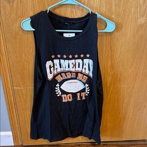 Zoe+Liv Black Graphic Tank Top